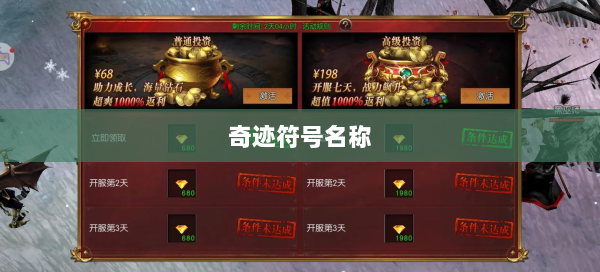 奇迹符号名称