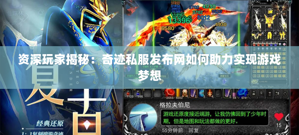 资深玩家揭秘：奇迹私服发布网如何助力实现游戏梦想